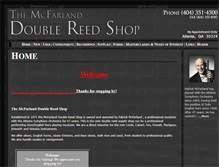 Tablet Screenshot of mcfarlanddoublereed.com